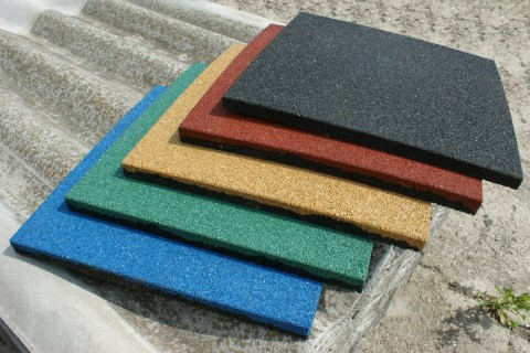 Плитка Eco-plit (цвета в ассортименте), размеры 500х500x20 мм